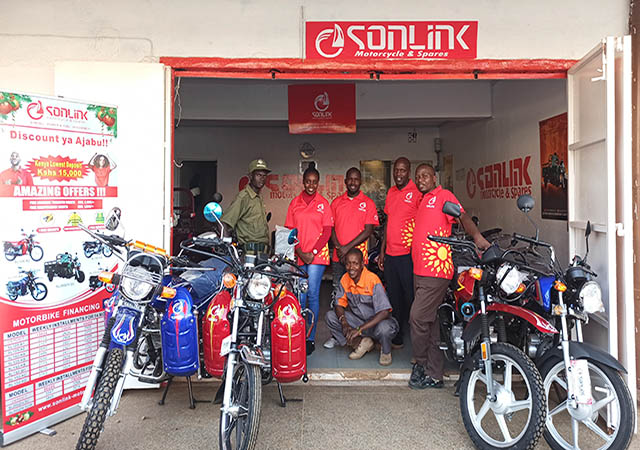  Se abrió otra nueva tienda de motocicletas sonlink en Kenia